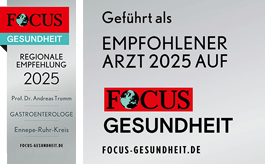 Auszeichnung als empfohlener Arzt