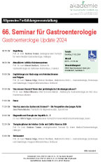 66. Seminar für Gastroenterologie - Gastroenterologie Update 2024