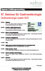 67. Seminar für Gastroenterologie - Gastroenterologie Update 2025