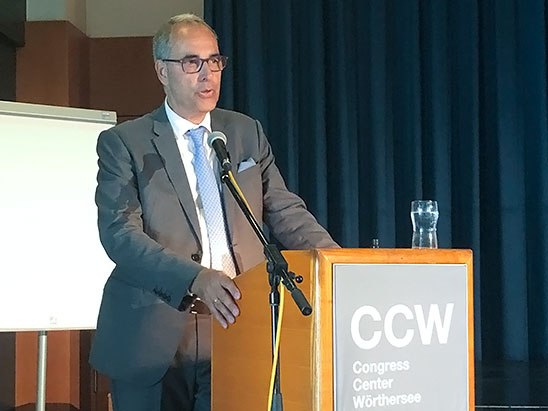 Prof. Dr. Andreas Tromm beim 71. Seminarkongress des BDI e.V. in Pörtschach/Wörthersee
