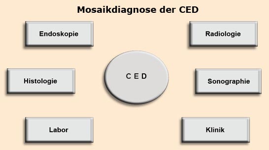 Mosaikdiagramm der CED